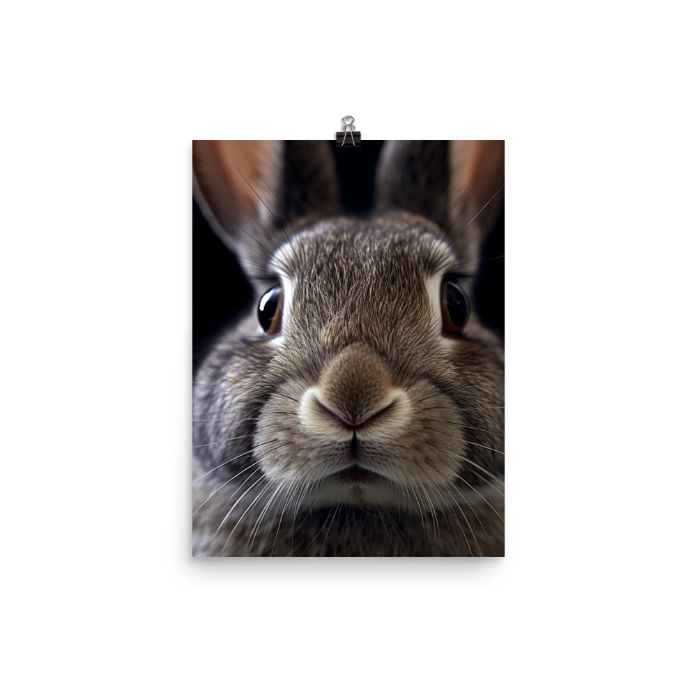 Charming Britannia Petite Bunny Photo paper poster - PosterfyAI.com