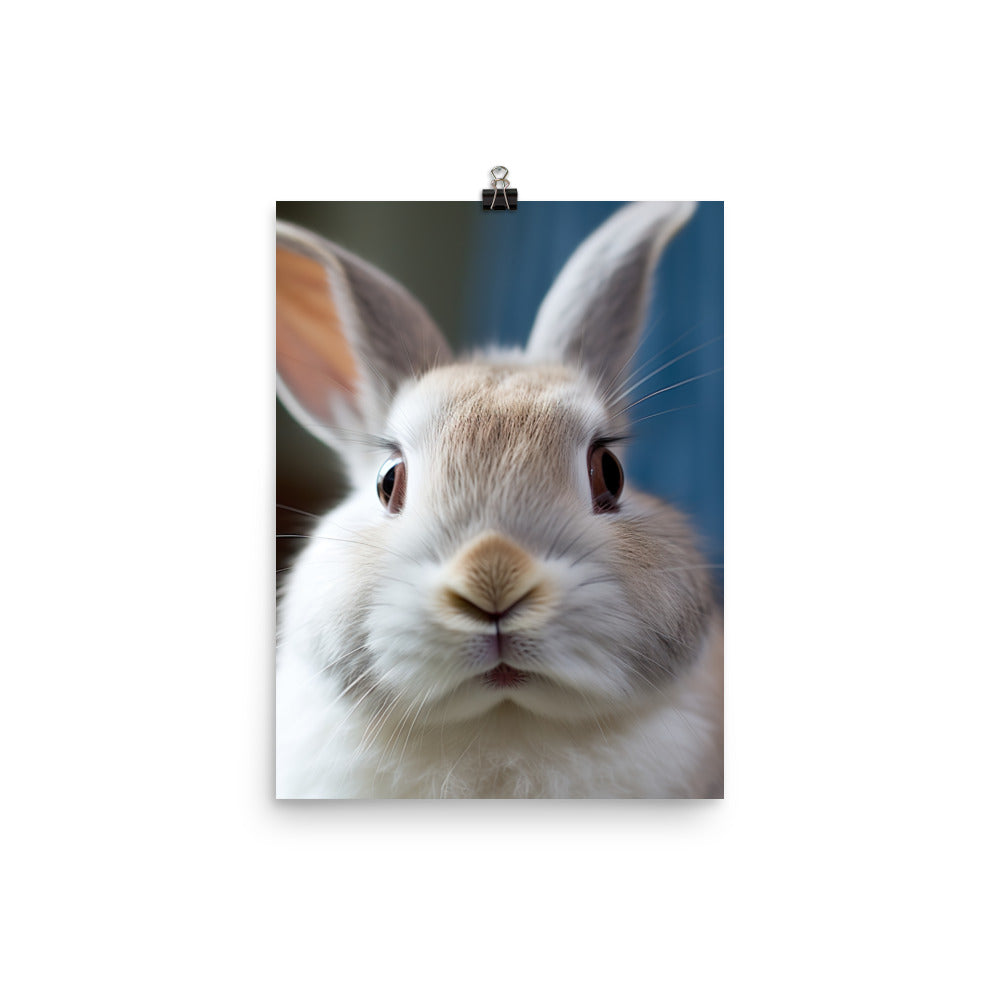 Charming Britannia Petite Bunny Photo paper poster - PosterfyAI.com