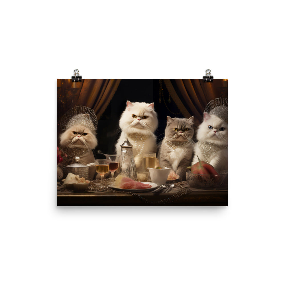 Exotic Shorthair Photo paper poster - PosterfyAI.com