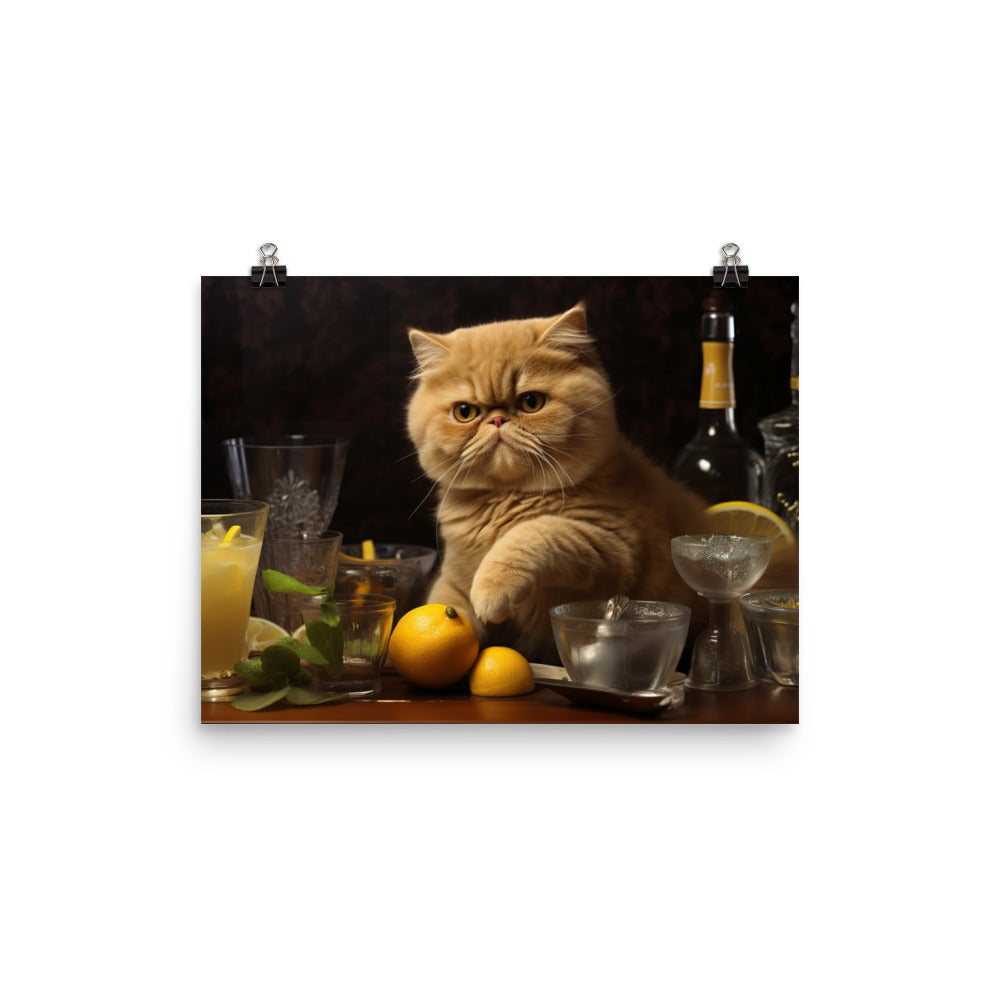 Exotic Shorthair Photo paper poster - PosterfyAI.com