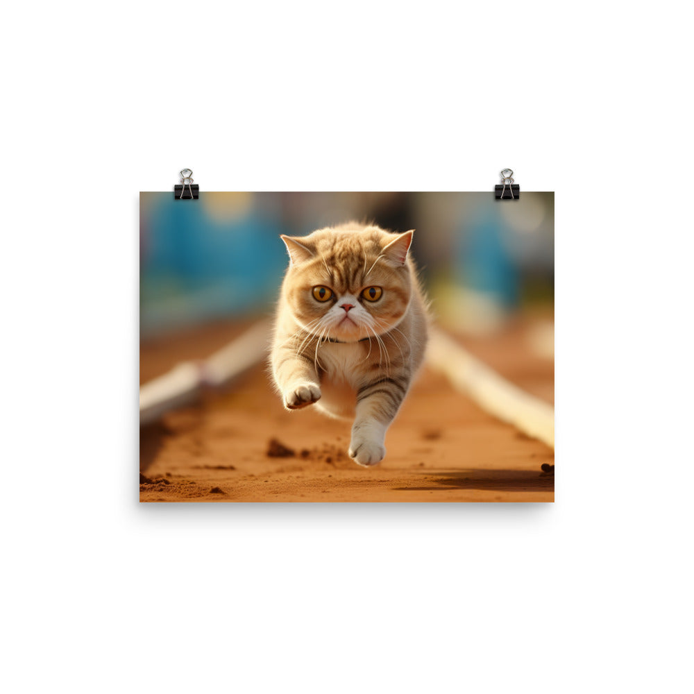 Exotic Shorthair Photo paper poster - PosterfyAI.com
