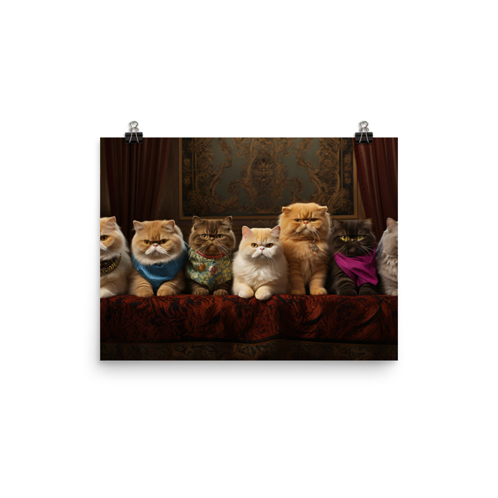 Exotic Shorthair Photo paper poster - PosterfyAI.com