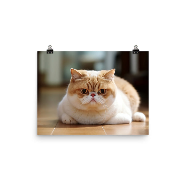 Exotic Shorthair Photo paper poster - PosterfyAI.com