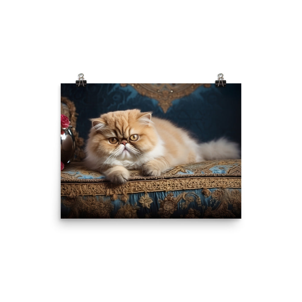 Exotic Shorthair Photo paper poster - PosterfyAI.com