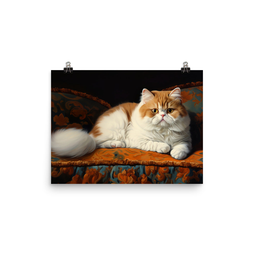 Exotic Shorthair Photo paper poster - PosterfyAI.com
