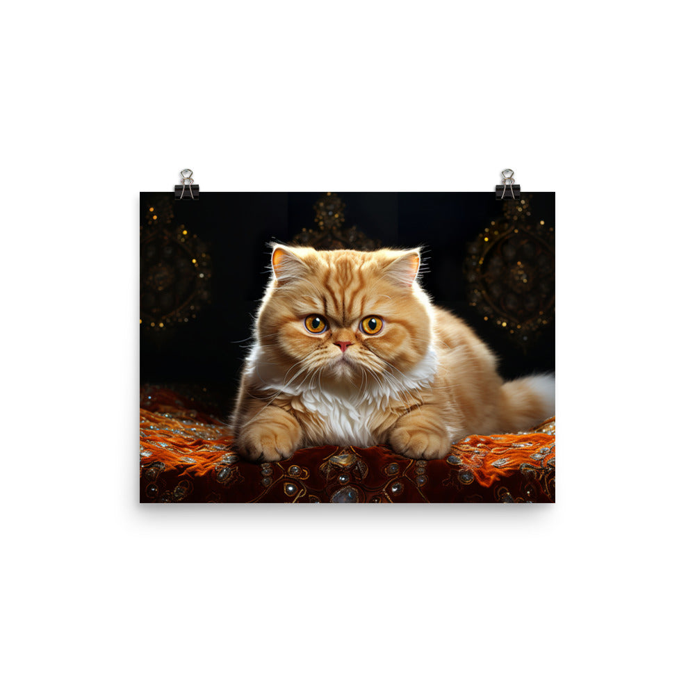 Exotic Shorthair Photo paper poster - PosterfyAI.com