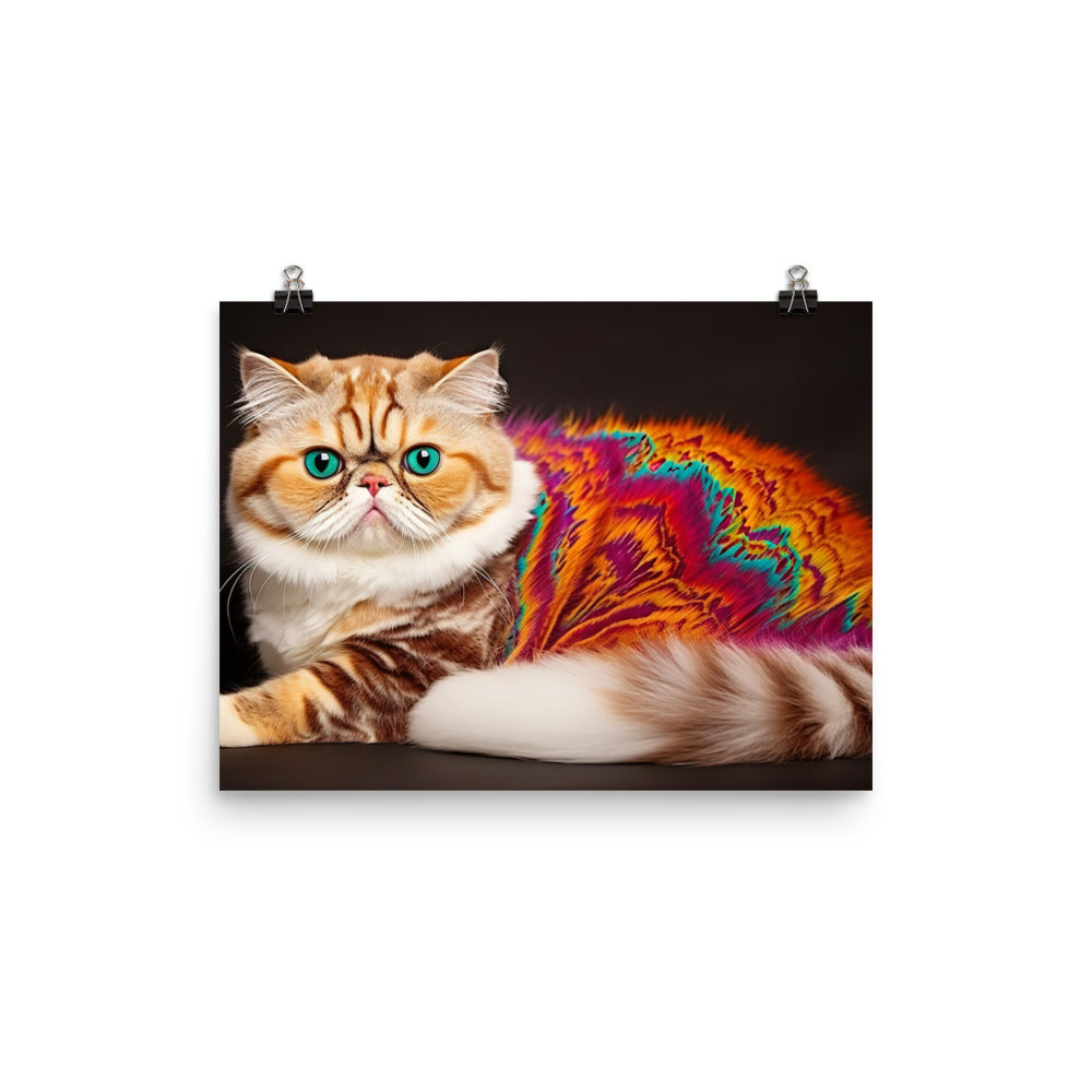 Exotic Shorthair Photo paper poster - PosterfyAI.com