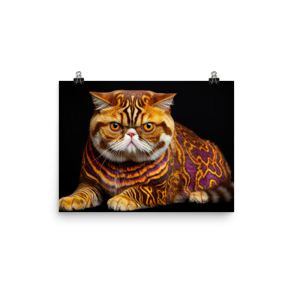 Exotic Shorthair Photo paper poster - PosterfyAI.com