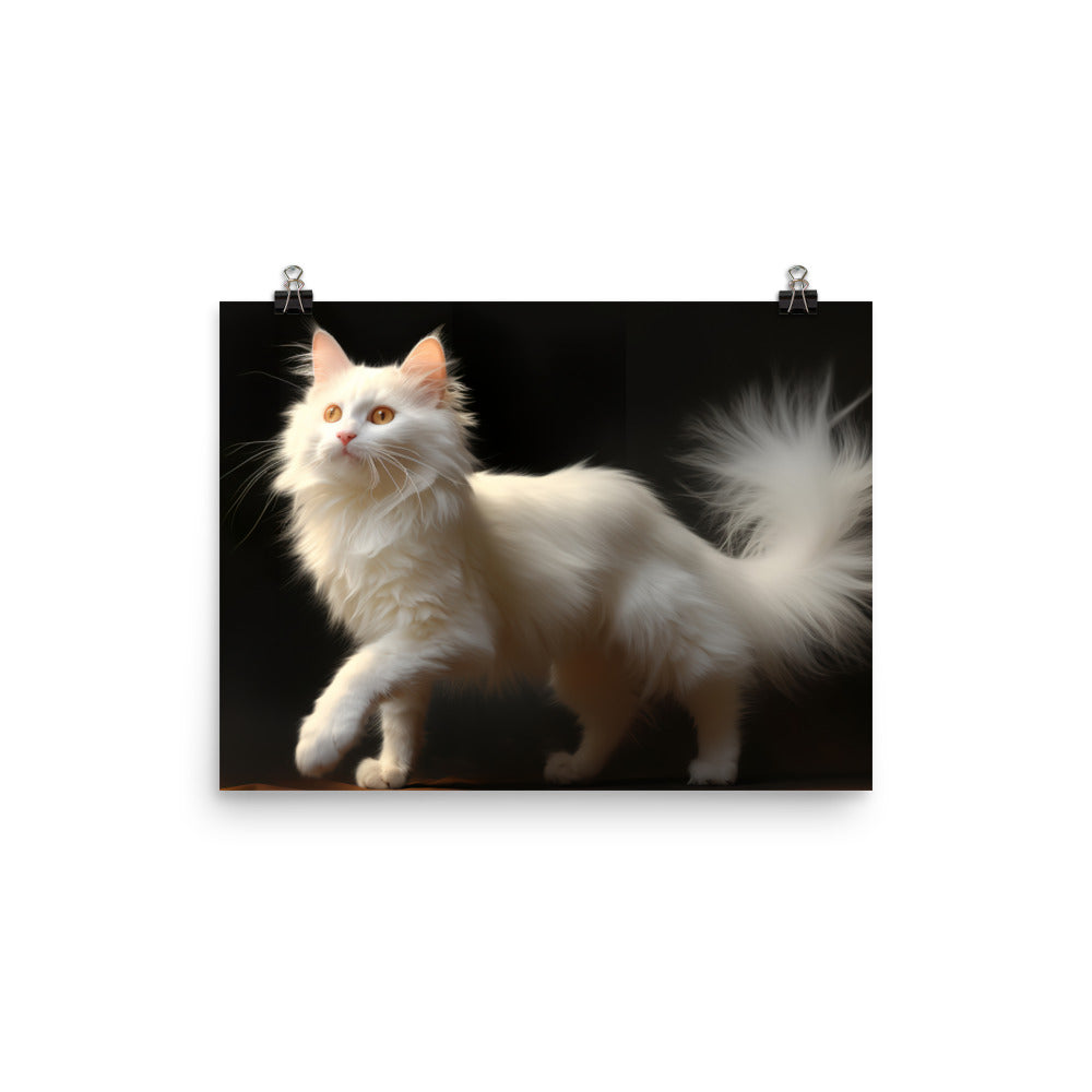 Turkish Van Photo paper poster - PosterfyAI.com