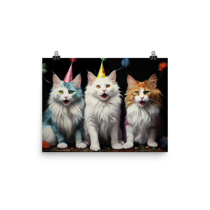 Turkish Van Photo paper poster - PosterfyAI.com