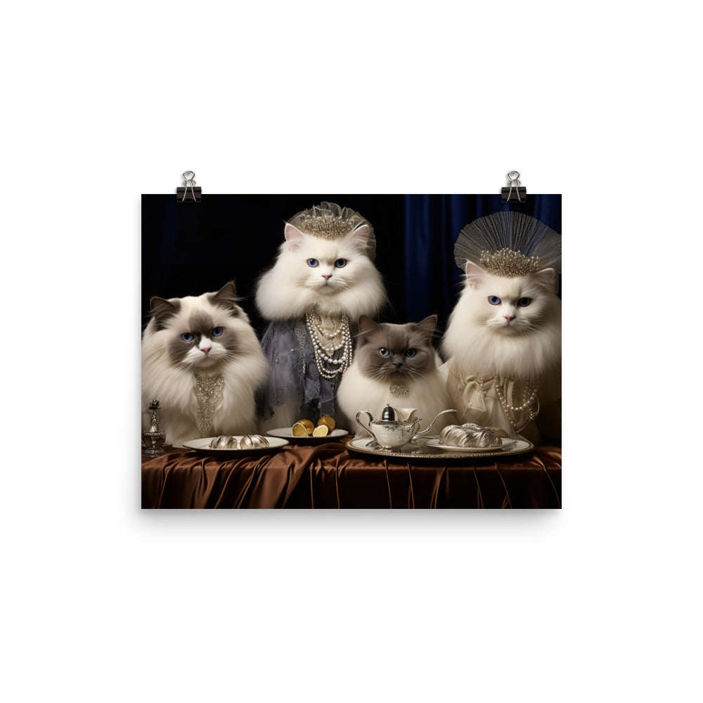 Ragdoll Photo paper poster - PosterfyAI.com