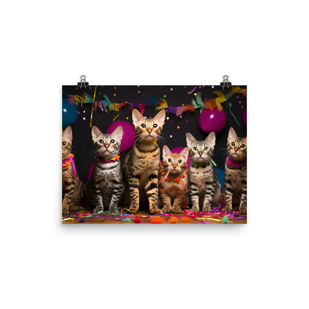 Ocicat Photo paper poster - PosterfyAI.com