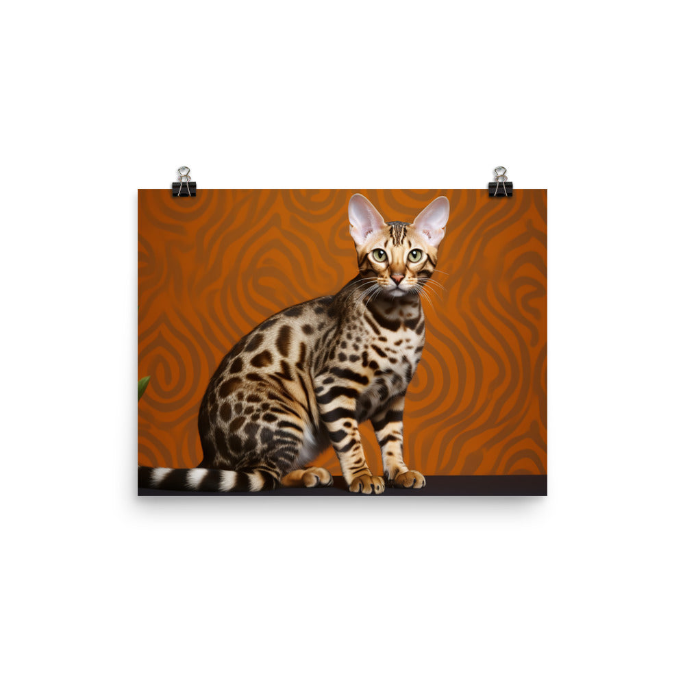 Ocicat Photo paper poster - PosterfyAI.com