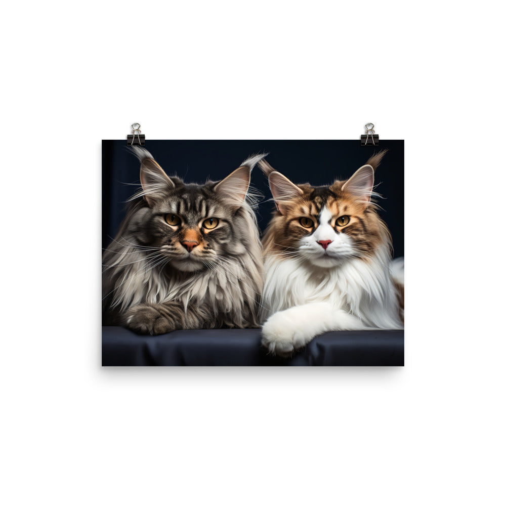 Maine Coon Photo paper poster - PosterfyAI.com