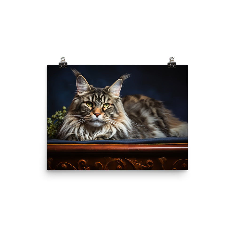 Maine Coon Photo paper poster - PosterfyAI.com