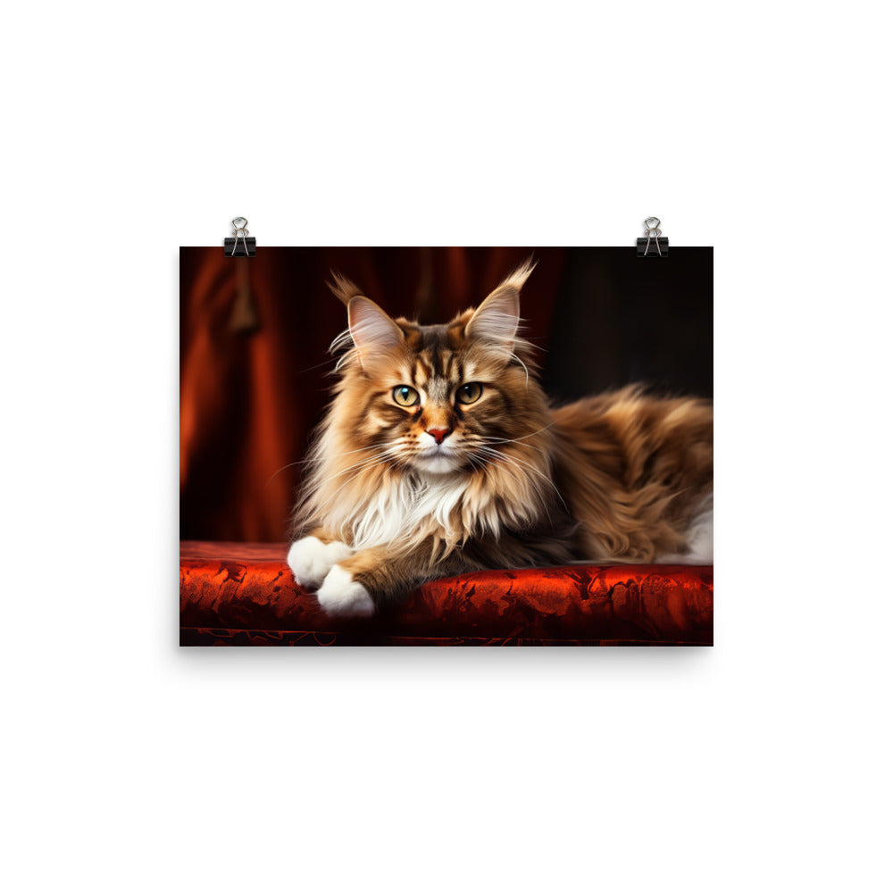 Maine Coon Photo paper poster - PosterfyAI.com