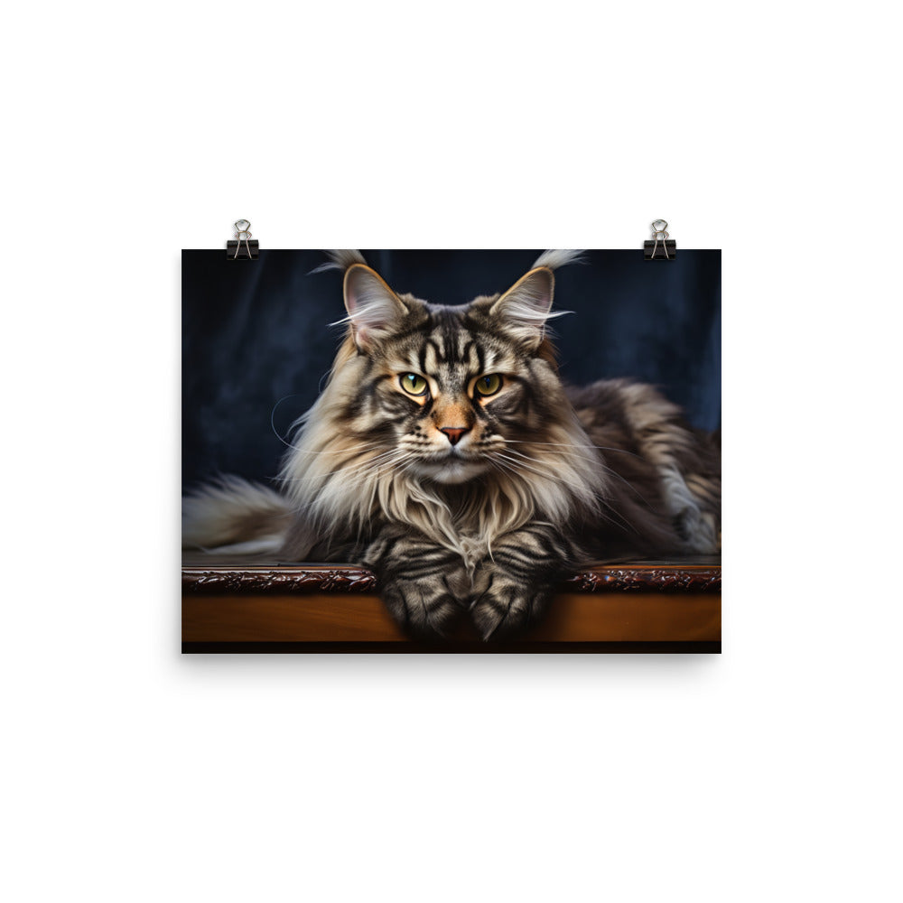 Maine Coon Photo paper poster - PosterfyAI.com