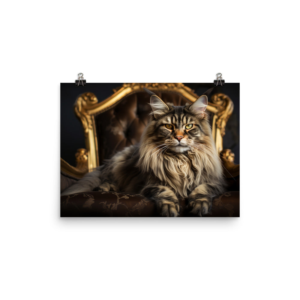Maine Coon Photo paper poster - PosterfyAI.com