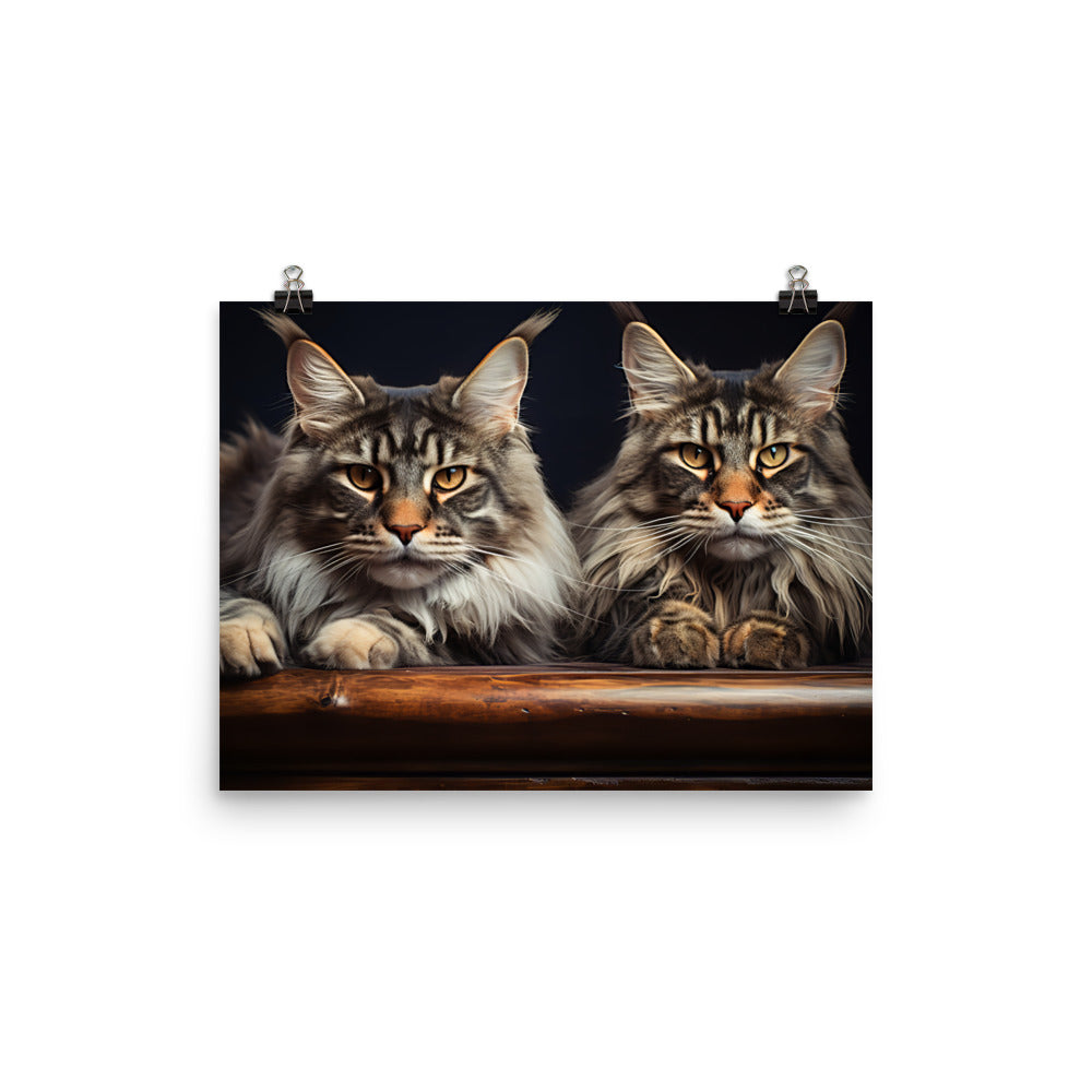 Maine Coon Photo paper poster - PosterfyAI.com