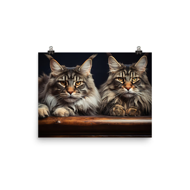 Maine Coon Photo paper poster - PosterfyAI.com