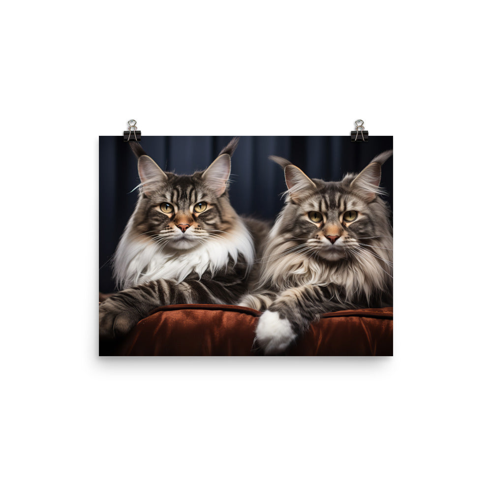 Maine Coon Photo paper poster - PosterfyAI.com