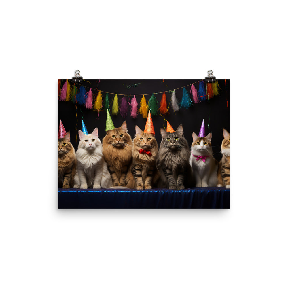 Maine Coon Photo paper poster - PosterfyAI.com