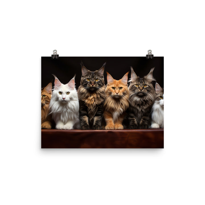 Maine Coon Photo paper poster - PosterfyAI.com