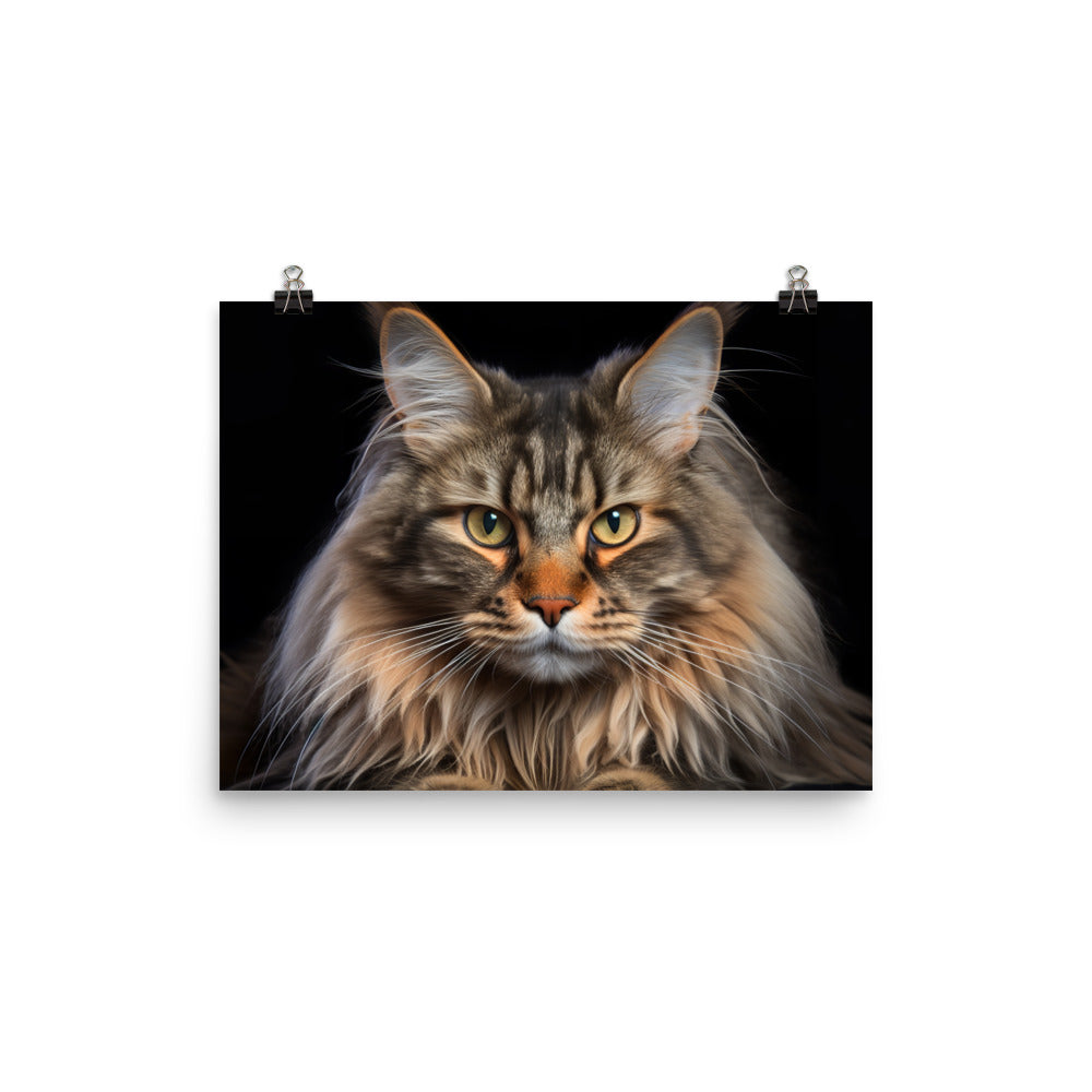 Maine Coon Photo paper poster - PosterfyAI.com