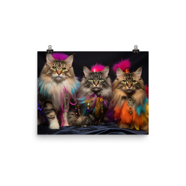 Maine Coon Photo paper poster - PosterfyAI.com