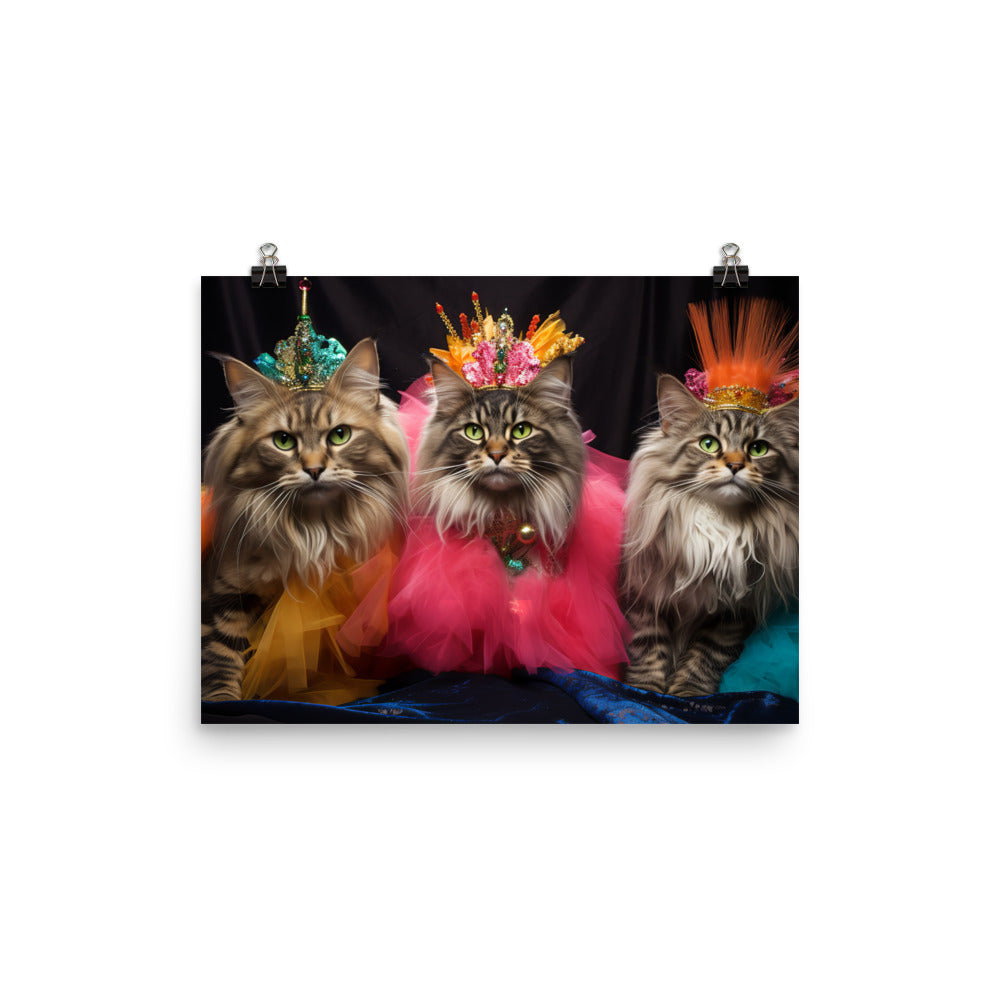Maine Coon Photo paper poster - PosterfyAI.com