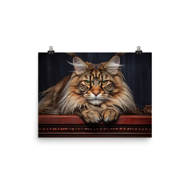 Maine Coon Photo paper poster - PosterfyAI.com