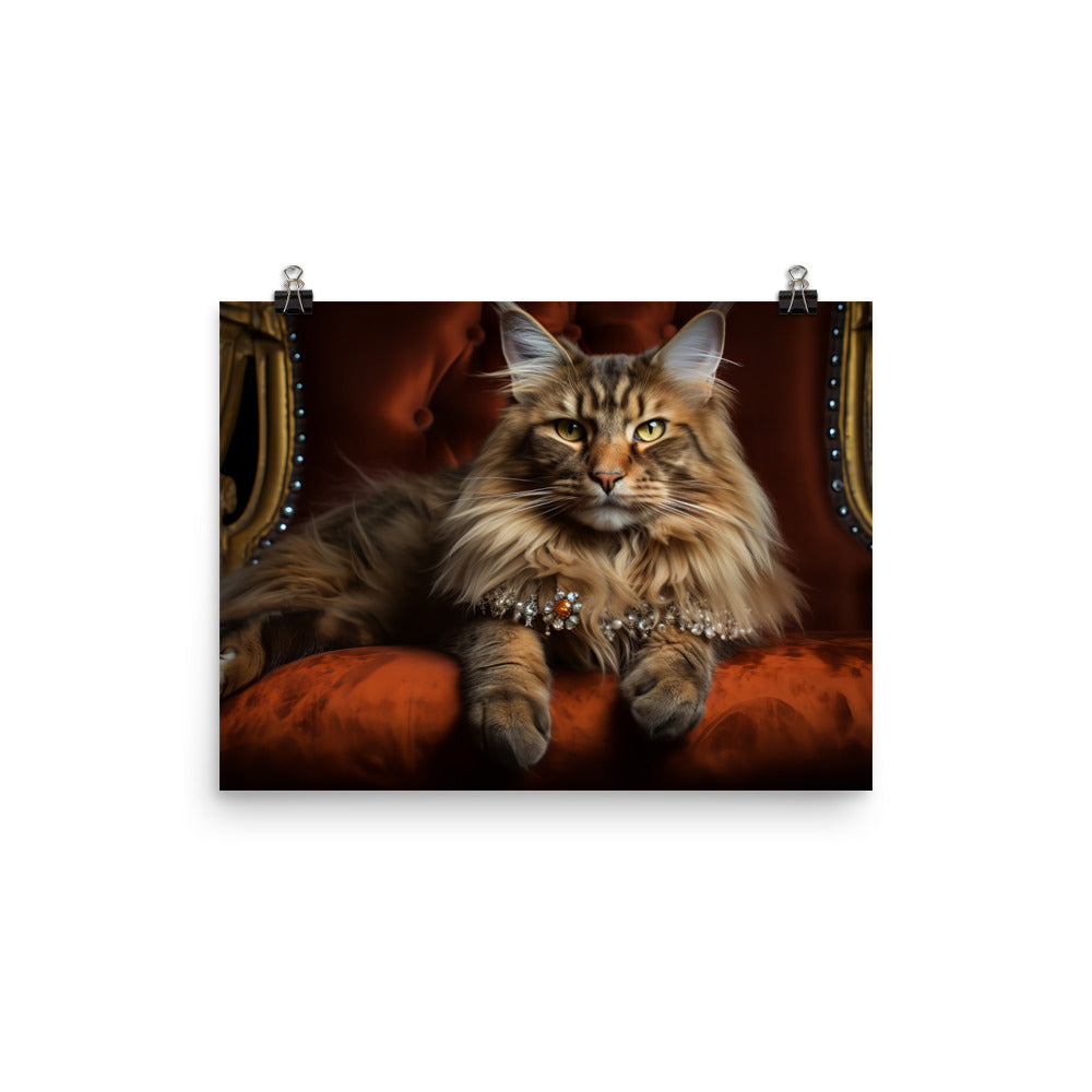Maine Coon Photo paper poster - PosterfyAI.com