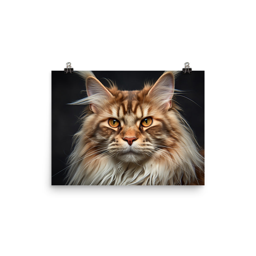 Maine Coon Photo paper poster - PosterfyAI.com