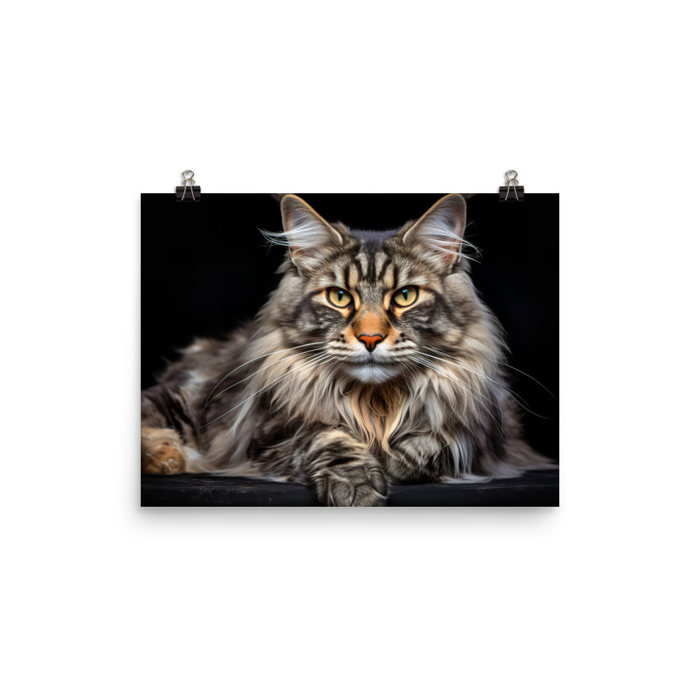 Maine Coon Photo paper poster - PosterfyAI.com