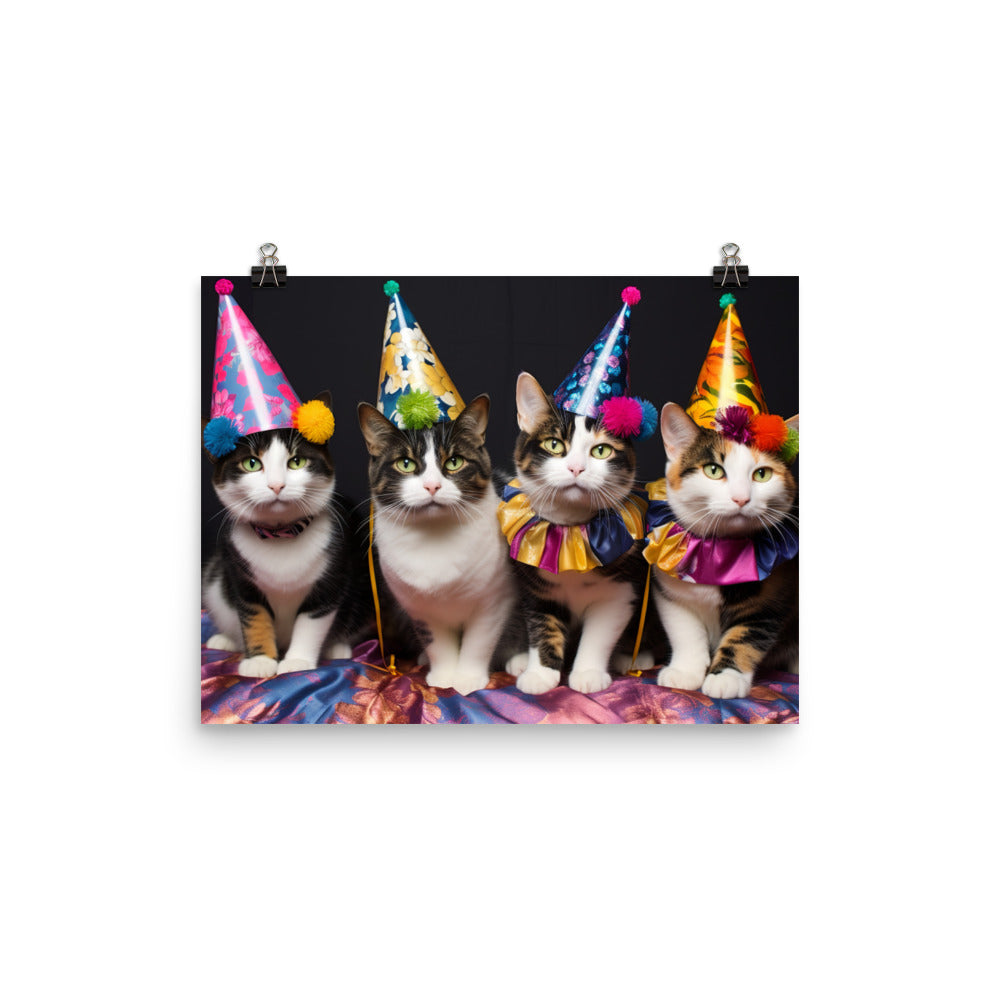 Japanese Bobtail Photo paper poster - PosterfyAI.com