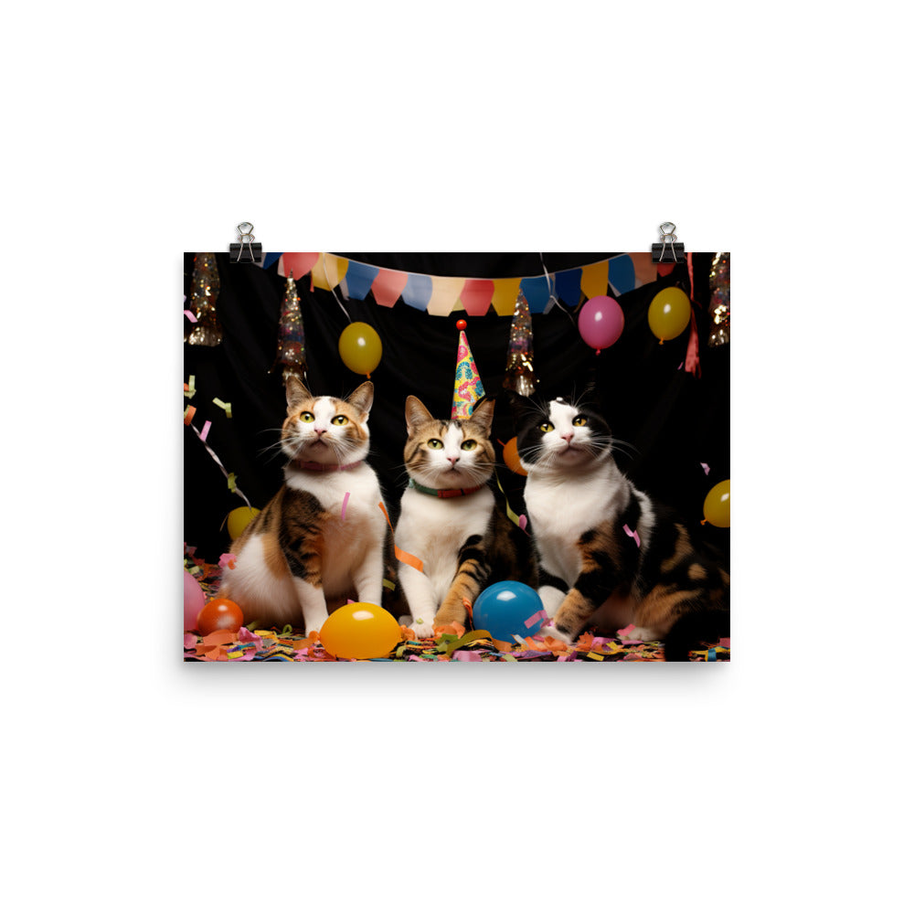 Japanese Bobtail Photo paper poster - PosterfyAI.com
