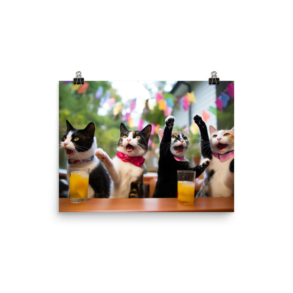 Japanese Bobtail Photo paper poster - PosterfyAI.com