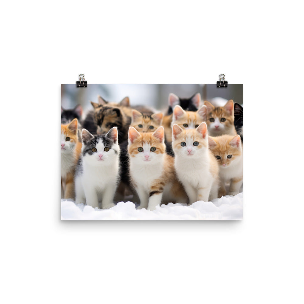 Japanese Bobtail Photo paper poster - PosterfyAI.com