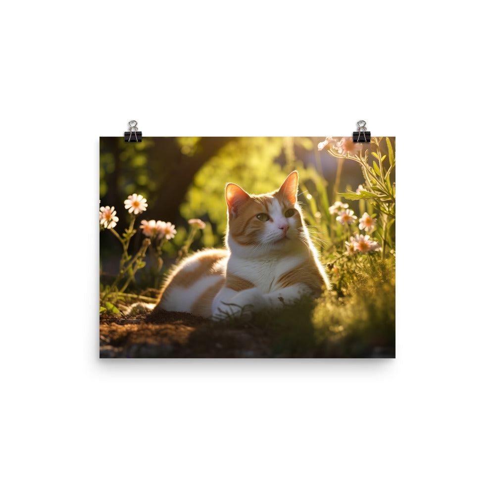 Japanese Bobtail Photo paper poster - PosterfyAI.com