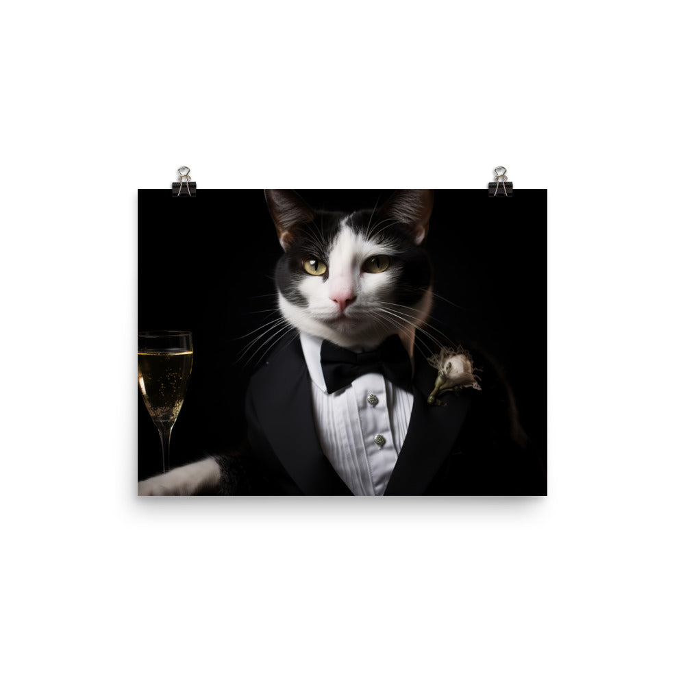 Japanese Bobtail Photo paper poster - PosterfyAI.com