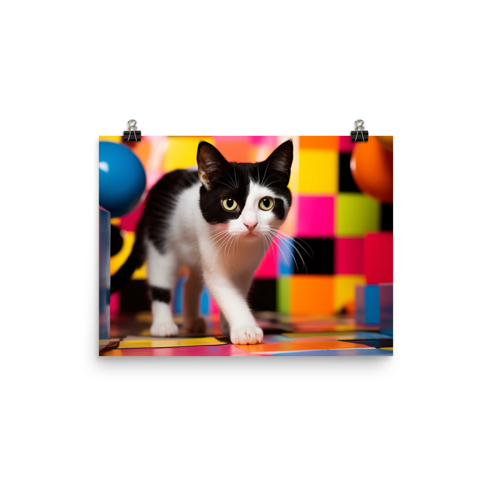 Japanese Bobtail Photo paper poster - PosterfyAI.com