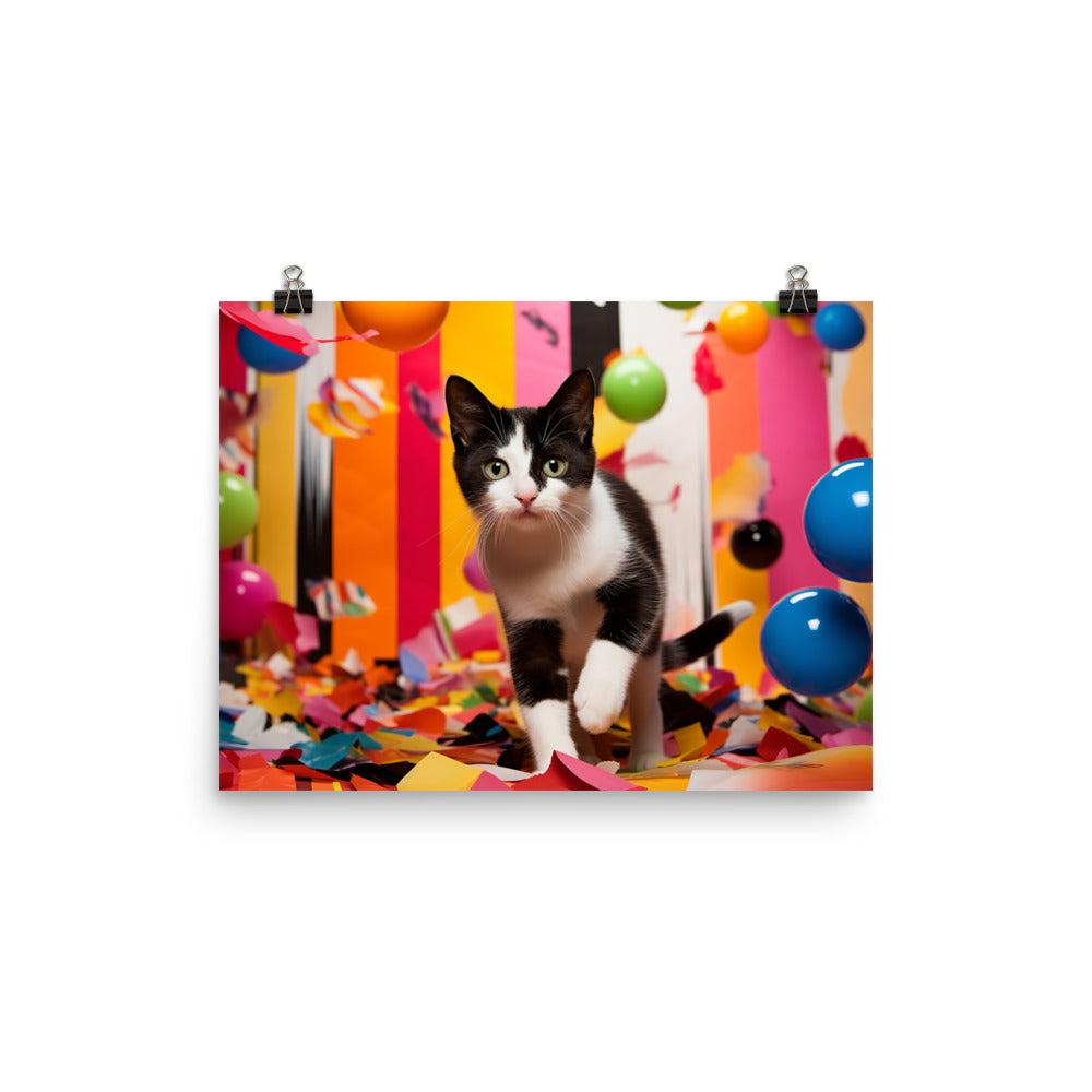 Japanese Bobtail Photo paper poster - PosterfyAI.com