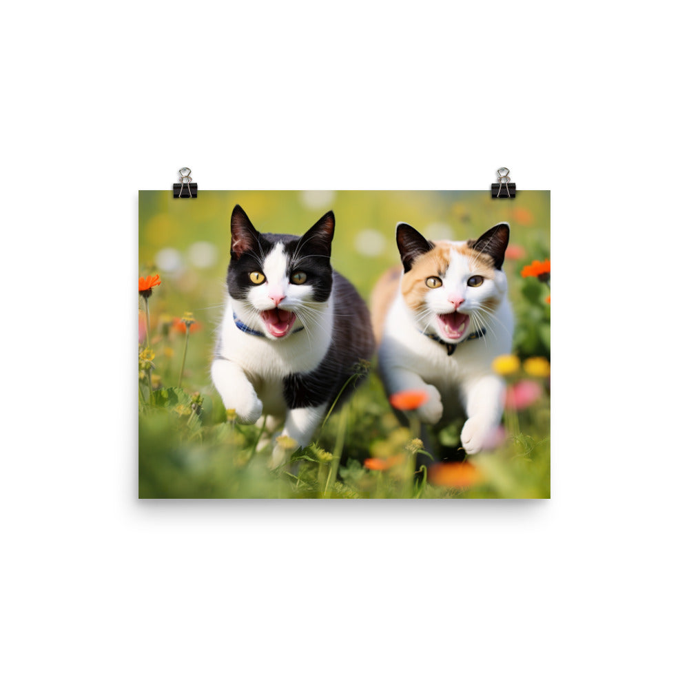 Japanese Bobtail Photo paper poster - PosterfyAI.com
