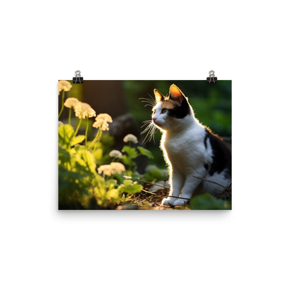 Japanese Bobtail Photo paper poster - PosterfyAI.com