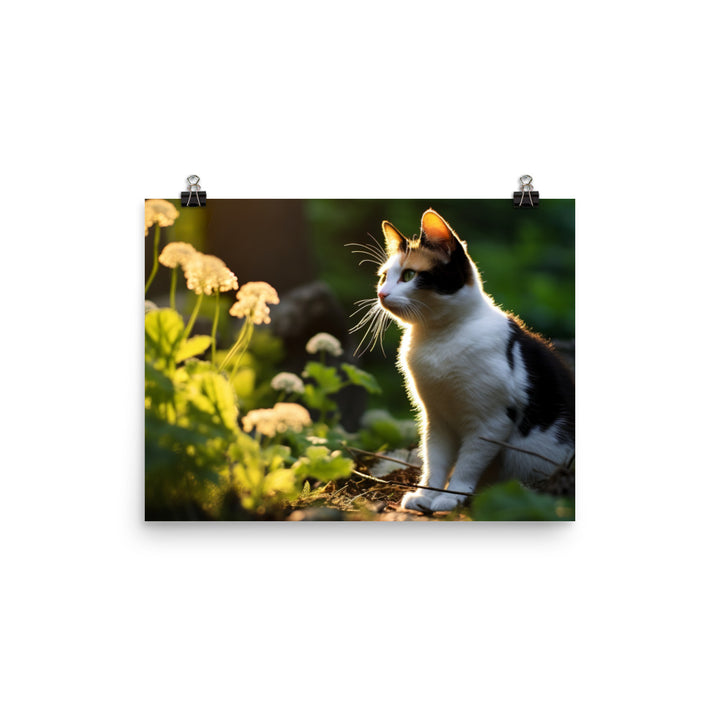 Japanese Bobtail Photo paper poster - PosterfyAI.com