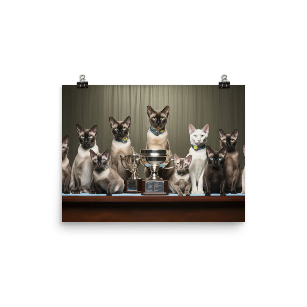 Tonkinese Photo paper poster - PosterfyAI.com
