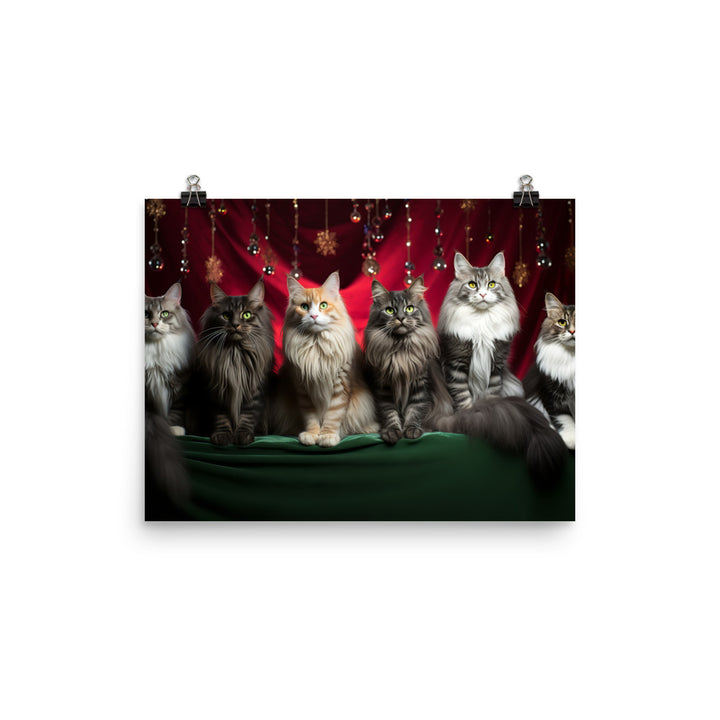 Norwegian Forest Photo paper poster - PosterfyAI.com