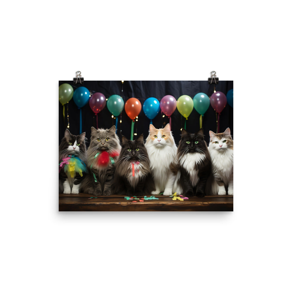 Norwegian Forest Photo paper poster - PosterfyAI.com