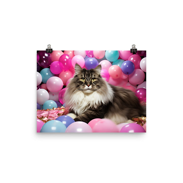 Norwegian Forest Photo paper poster - PosterfyAI.com