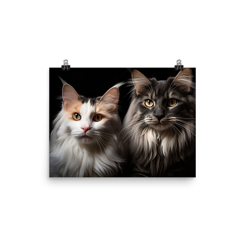 Norwegian Forest Photo paper poster - PosterfyAI.com